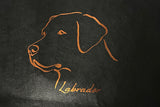 Huopakassi labradorin kuvalla, "UUSI"